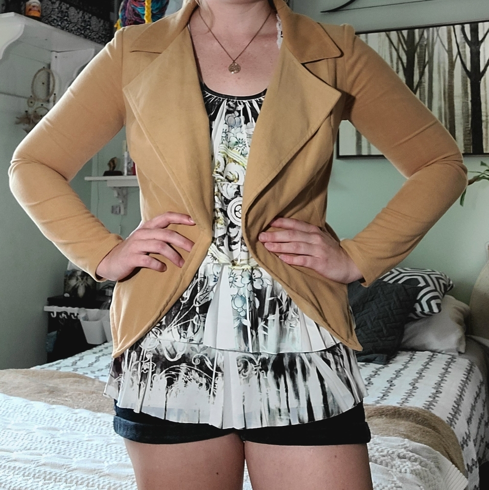 Simply Ruby Mustard Yellow Blazer/Jacket